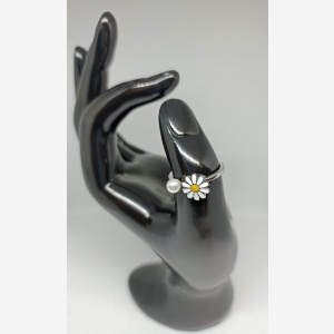 Anillo De Ansiedad Con Flor Giratoria (Solo Rosada)