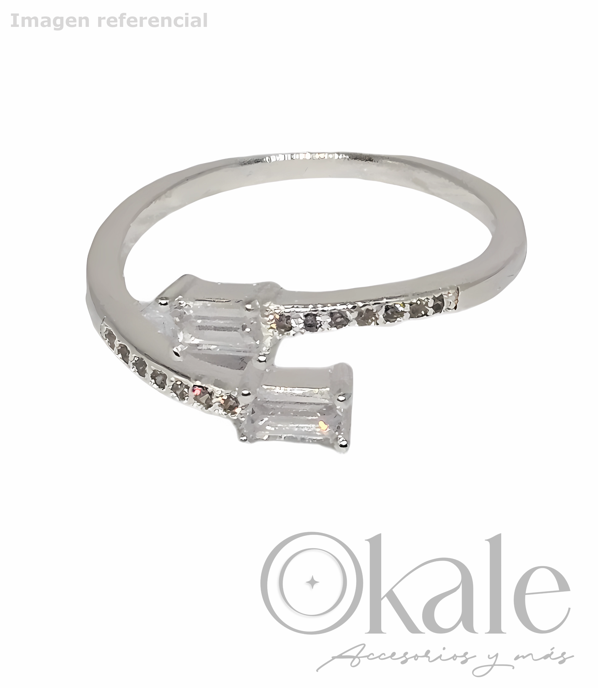 Anillo Ajustable con circones