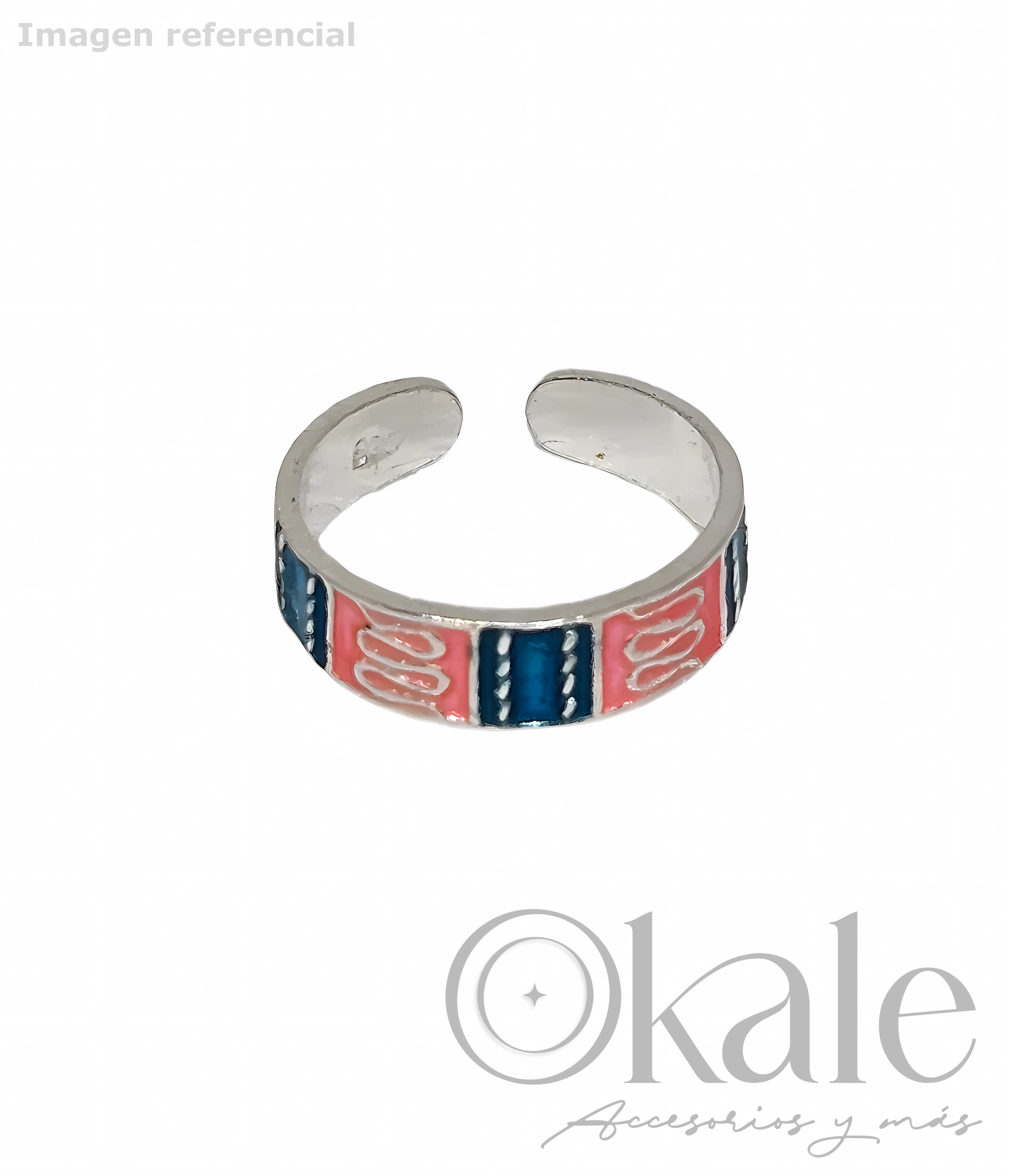 Anillo Midi Ring Con Diseño Varios Colores